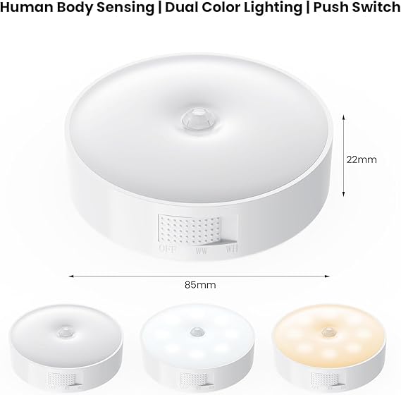 LED Motion Sensor Light USB Rechargeable