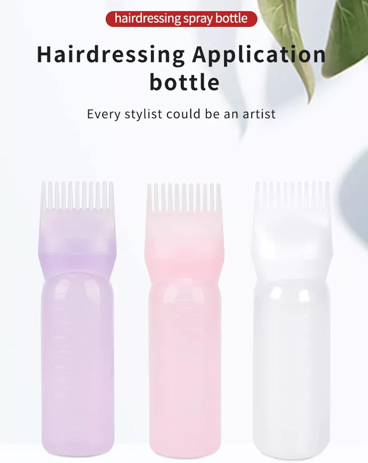 3pcs Hair Dye Bottle