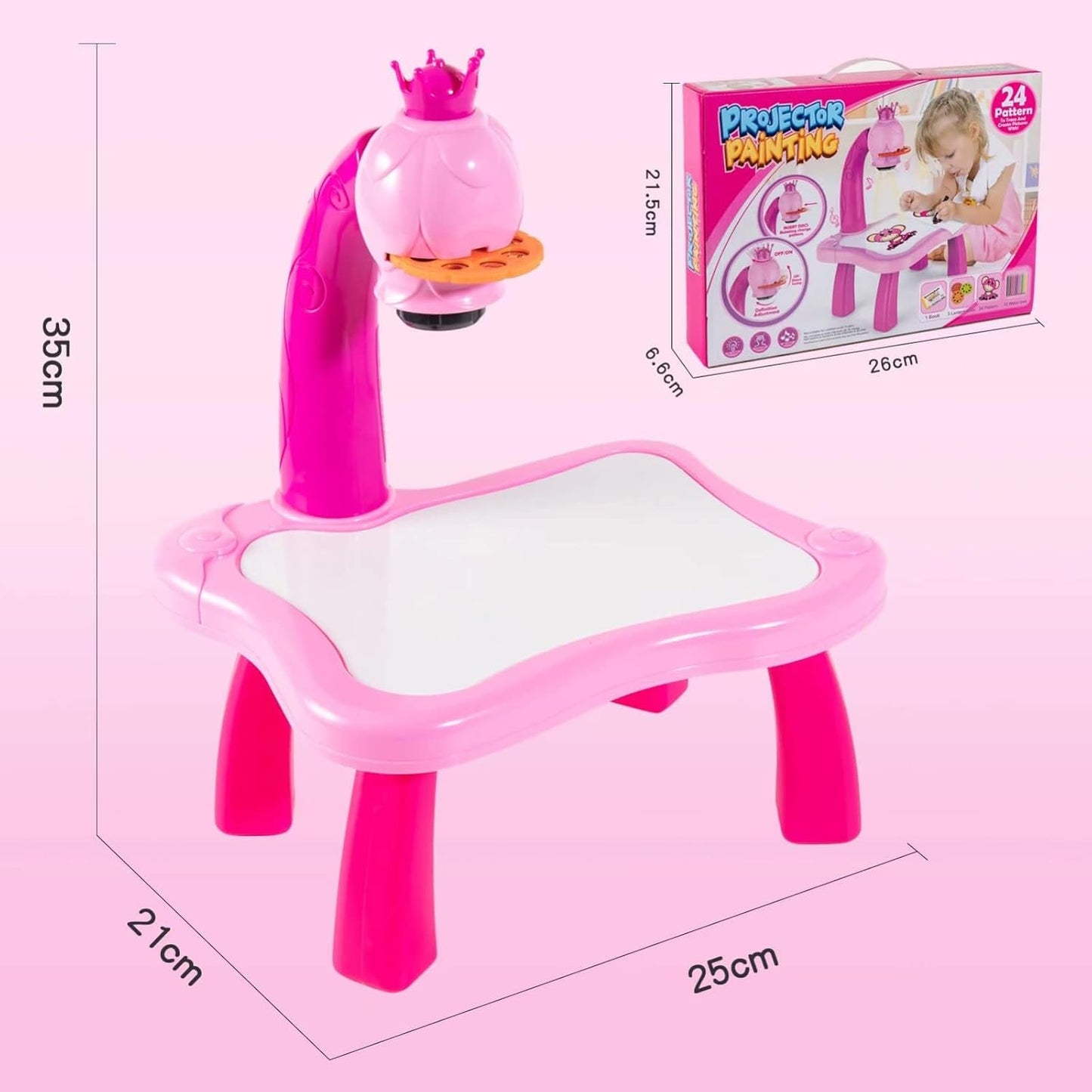 Projector Painting Set - Pink