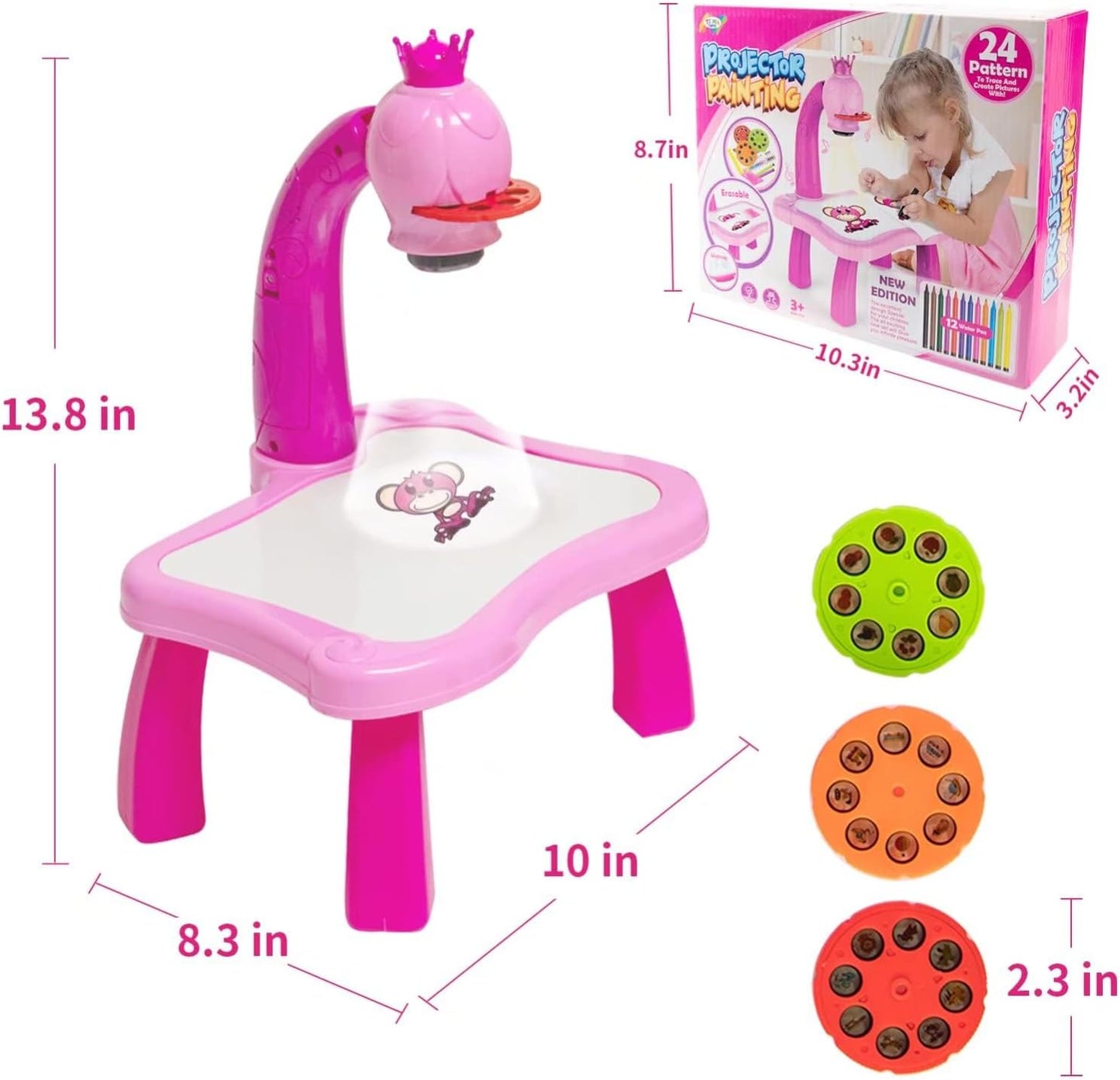 Projector Painting Set - Pink
