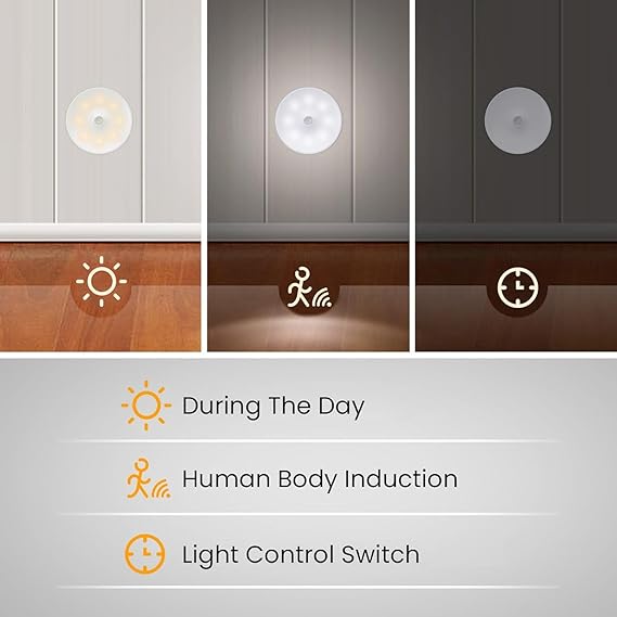 LED Motion Sensor Light USB Rechargeable