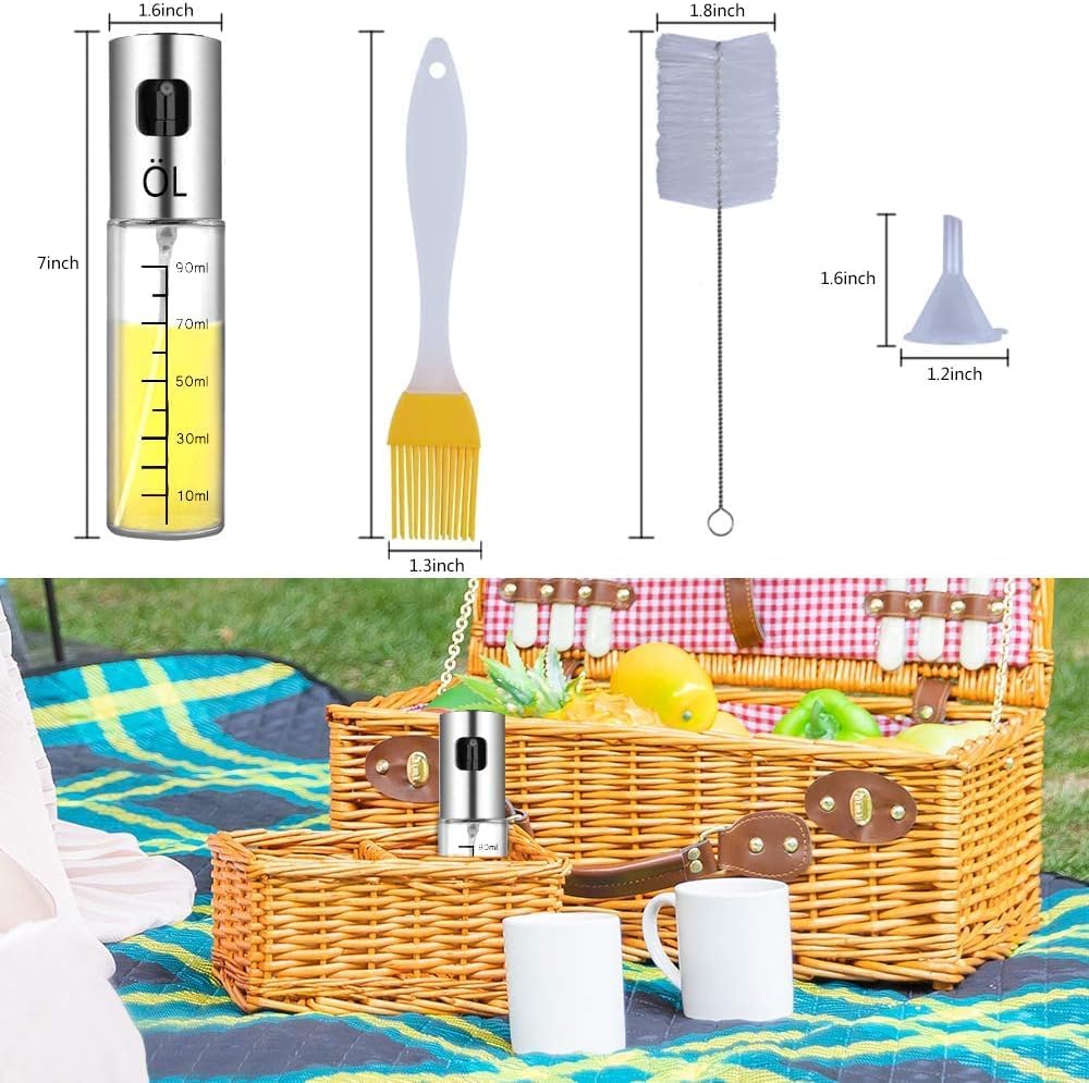 Oil Spray Bottle Set