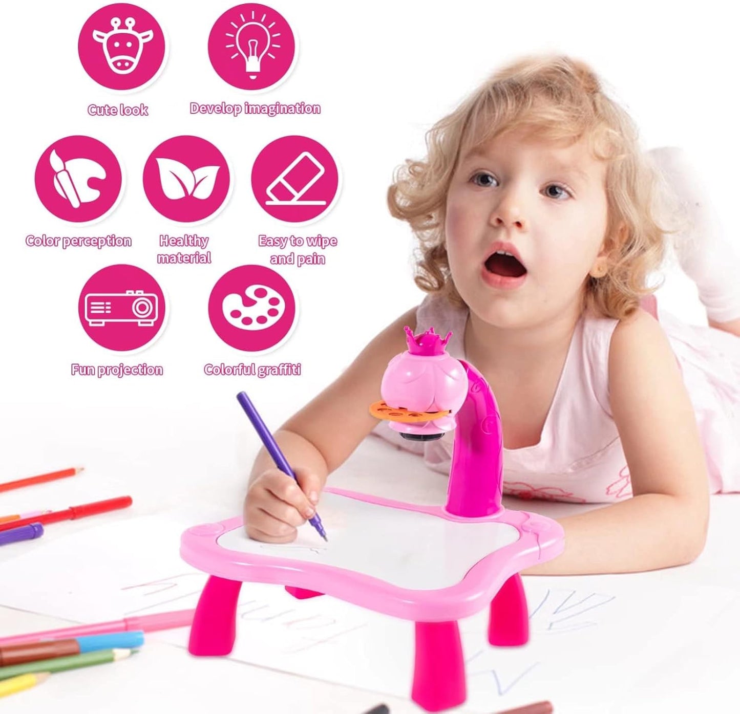 Projector Painting Set - Pink