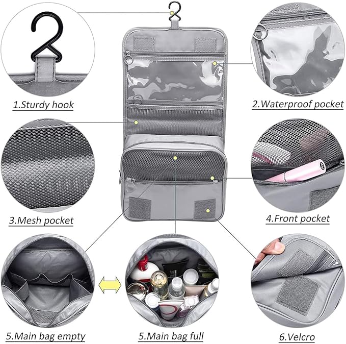 Travel Hanging Toiletry Wash Bag