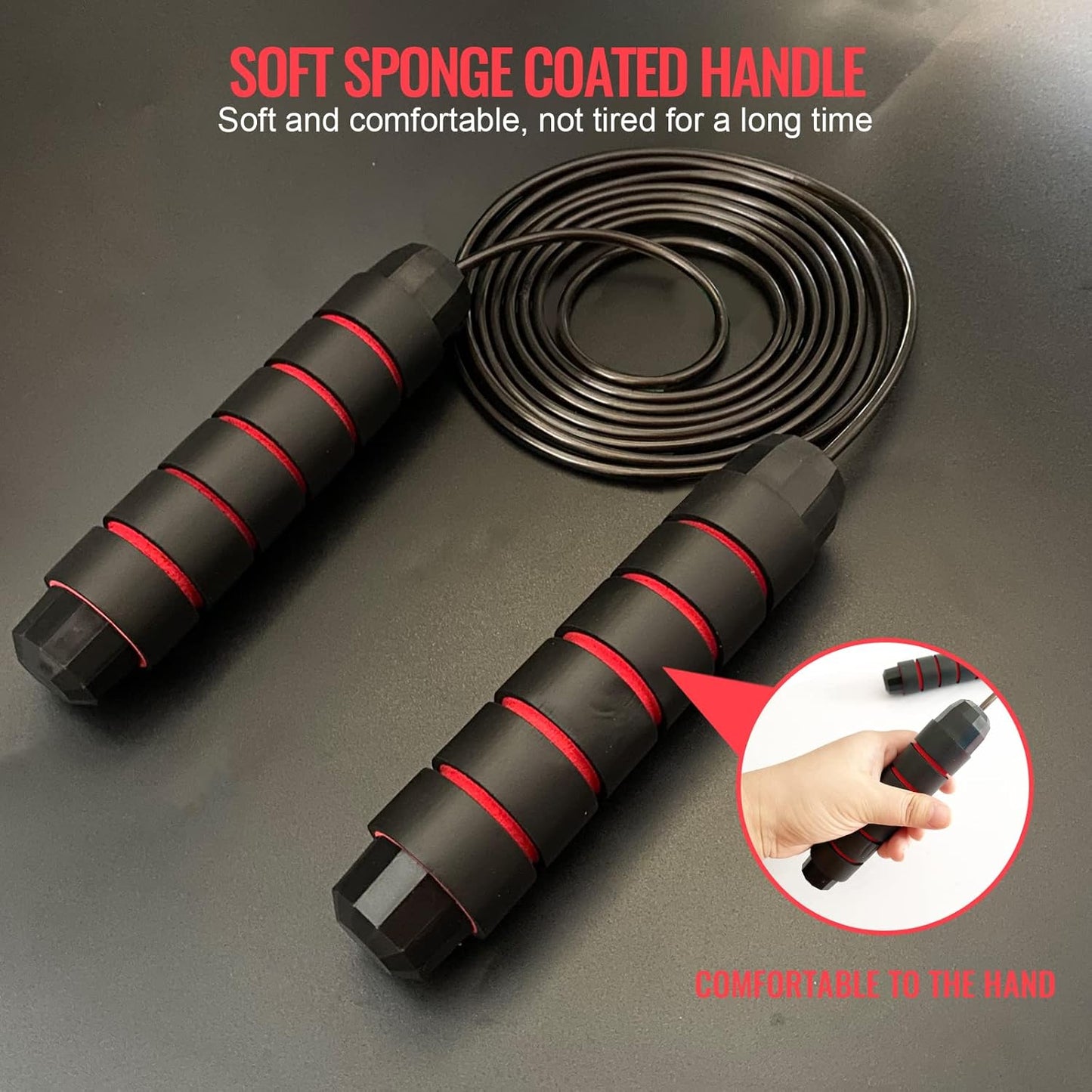 Adjustable Fitness Exercise Jump Rope