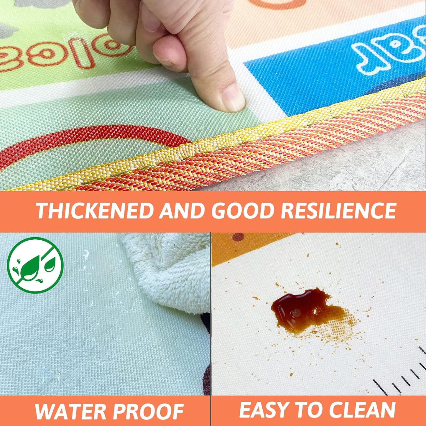 Children Play Mat Baby Crawling Mat Double-Sided