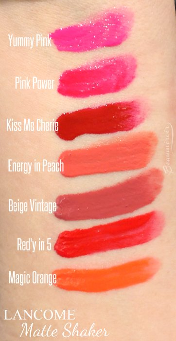 Lancome Matte Shaker Liquid Lipstick