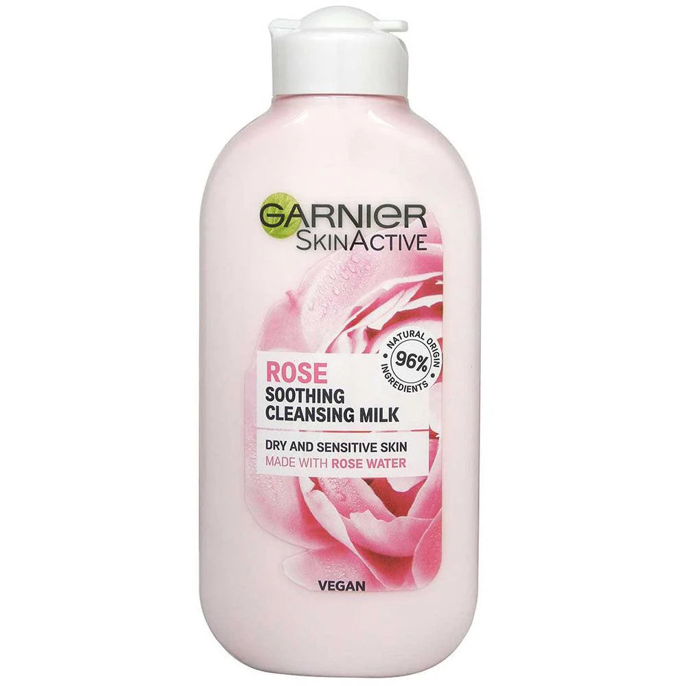 Garnier Natural Rose Extract Cleansing Milk for Normal Skin 200ml