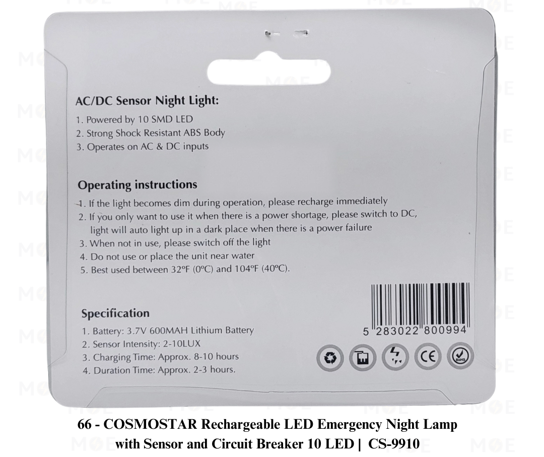 Rechargeable Sensor
