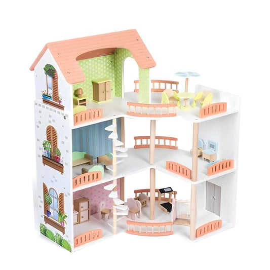 Big Home Design Dollhouse Set