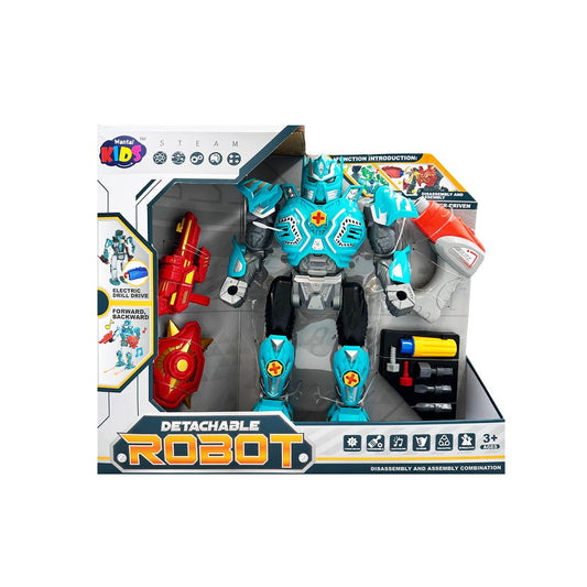 Blue Electric Detachable Robot