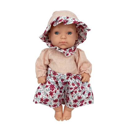 Baby Flowery Dress Doll