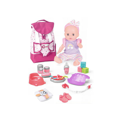 Baby Doll with Carriage Set