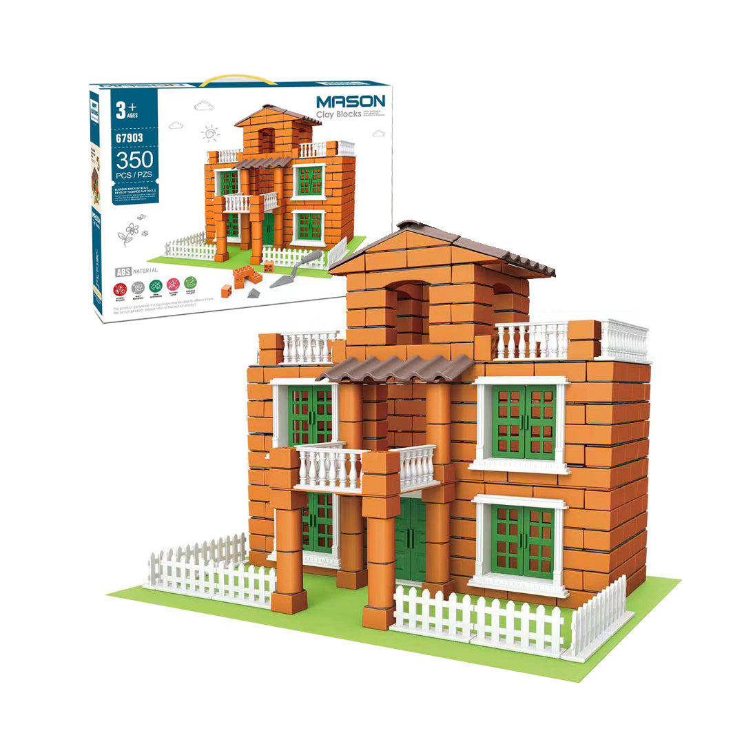 Duplex House Building Block Set - 350 PCs