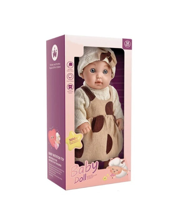 Baby Dotted Dress Doll