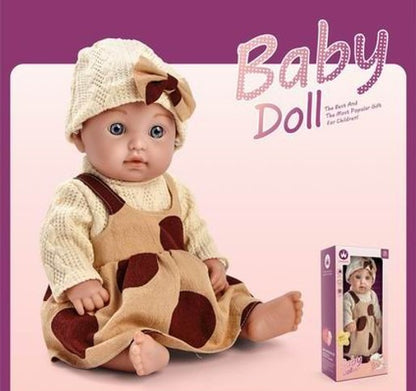 Baby Dotted Dress Doll