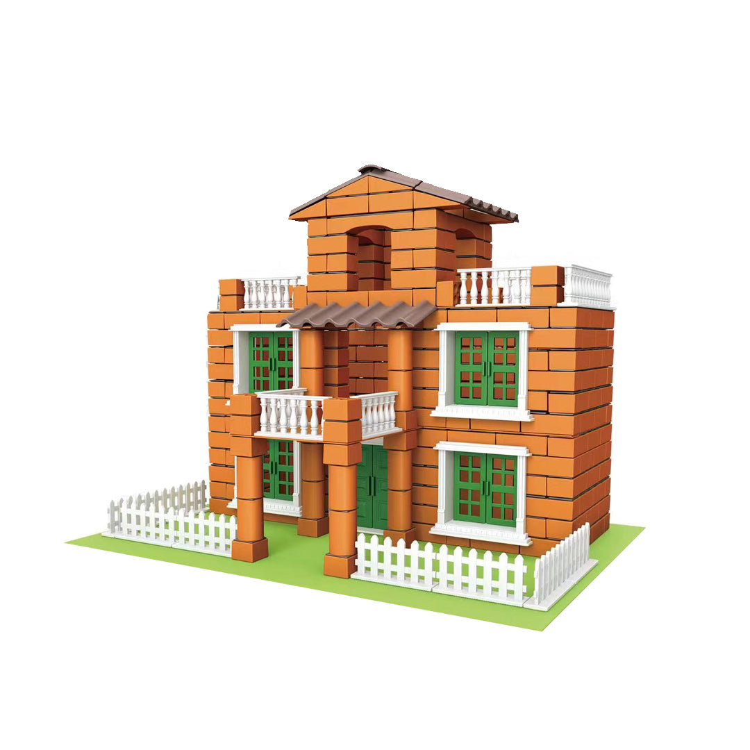 Duplex House Building Block Set - 350 PCs