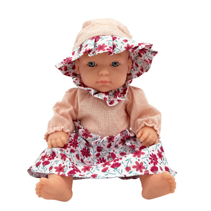 Baby Flowery Dress Doll