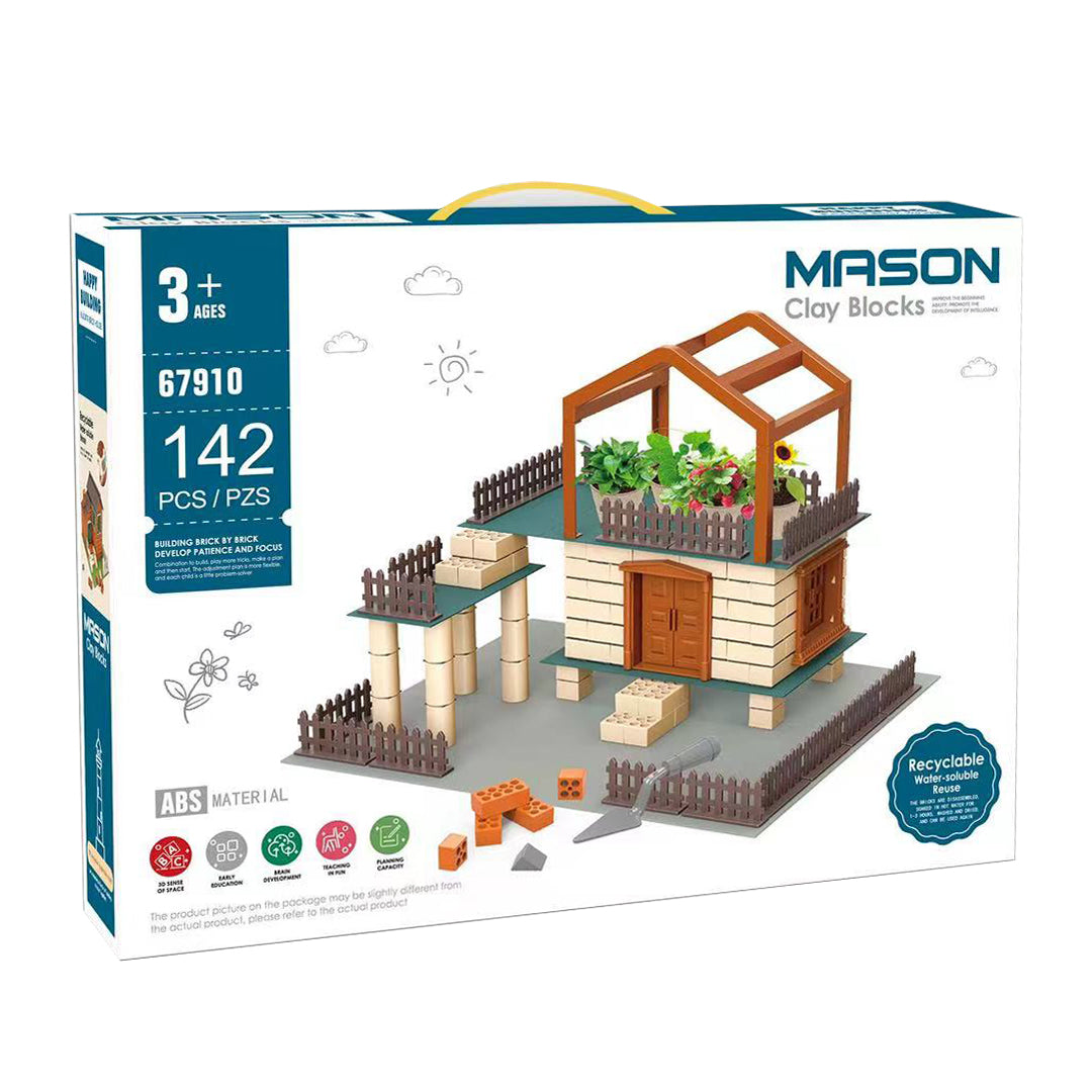 Classic Home Garden Building Block Set - 142 PCs