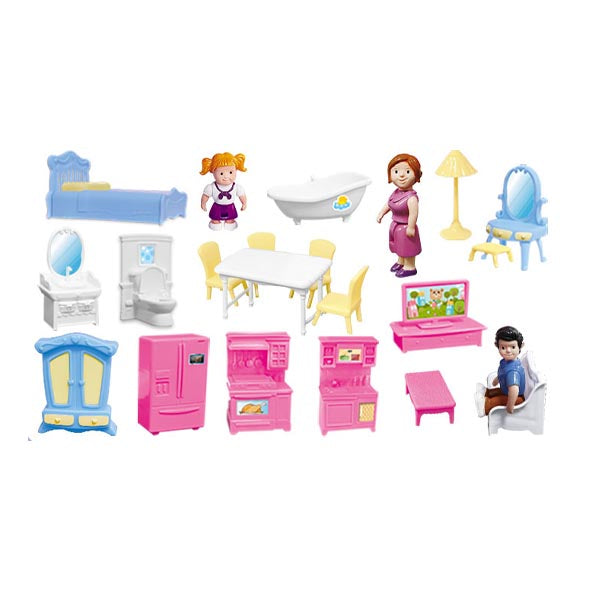 Girls Pink Dream House with Accessories
