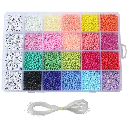 3500 Letter Beads & Pony Beads Kit Set