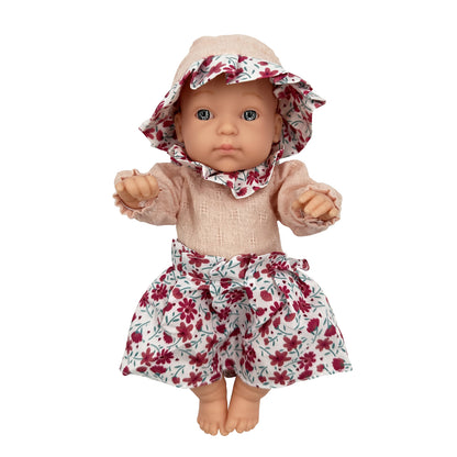 Baby Flowery Dress Doll