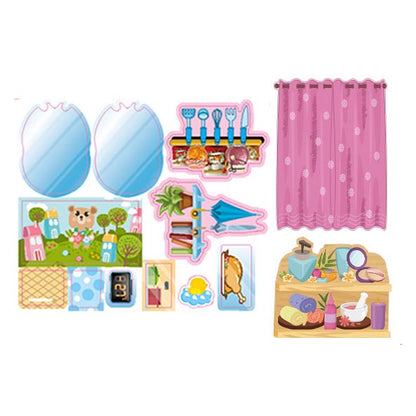 Girls Pink Dream House with Accessories