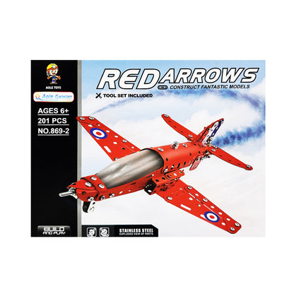 Red Arrows Plane Metal Construction