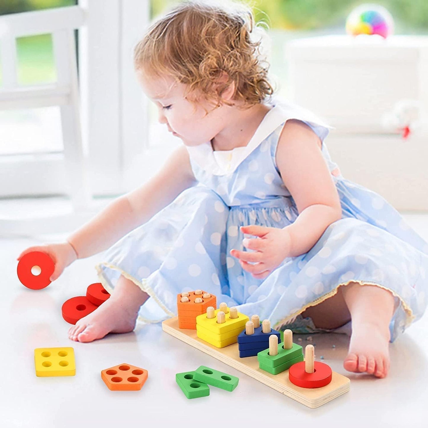 Wooden Sorting & Stacking Toys