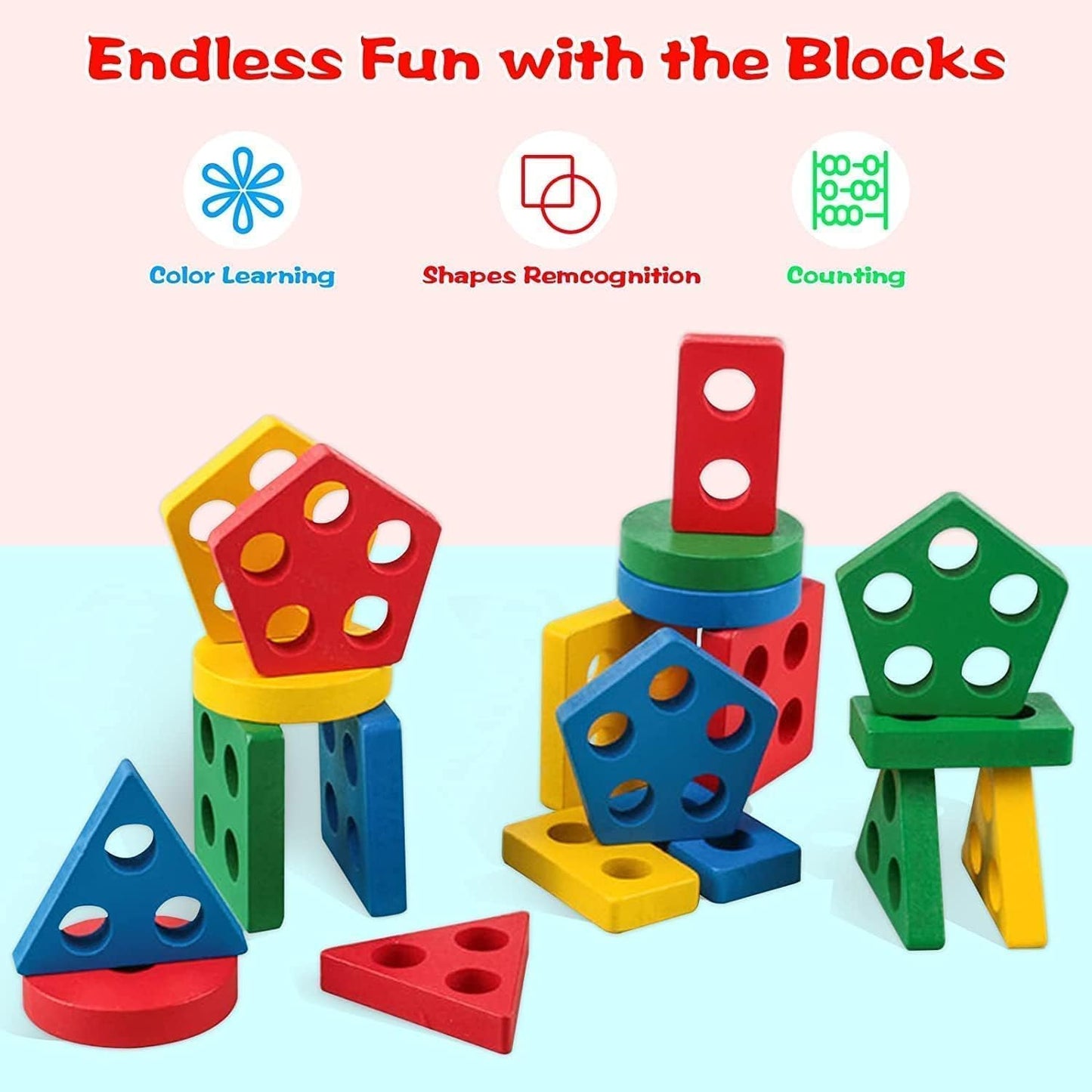 Wooden Sorting & Stacking Toys