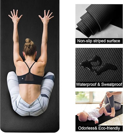 Yoga Mat & Jump Rope Bundle