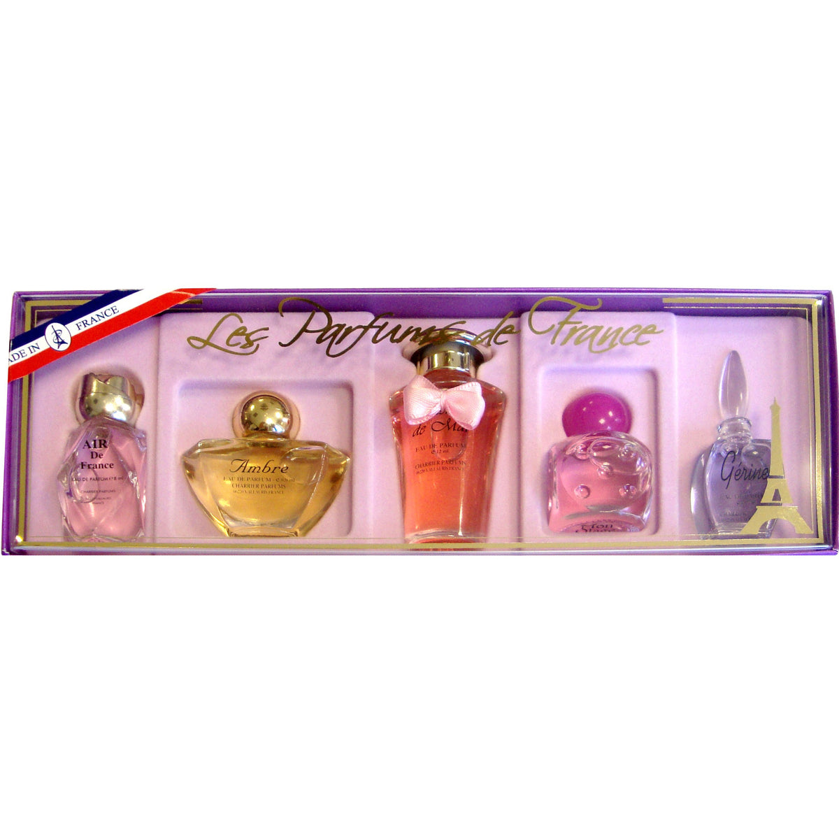 Charrier Parfums Les Parfums De France 5 pieces Mini Gift Set