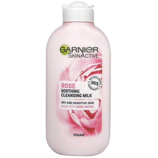 Garnier Natural Rose Extract Cleansing Milk for Normal Skin 200ml