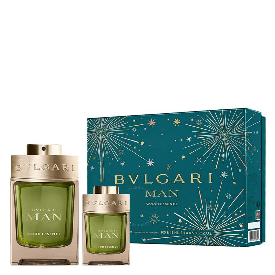 Bvlgari Man Wood Essence Men Gift Set Eau De Parfum - 100Ml + 15Ml